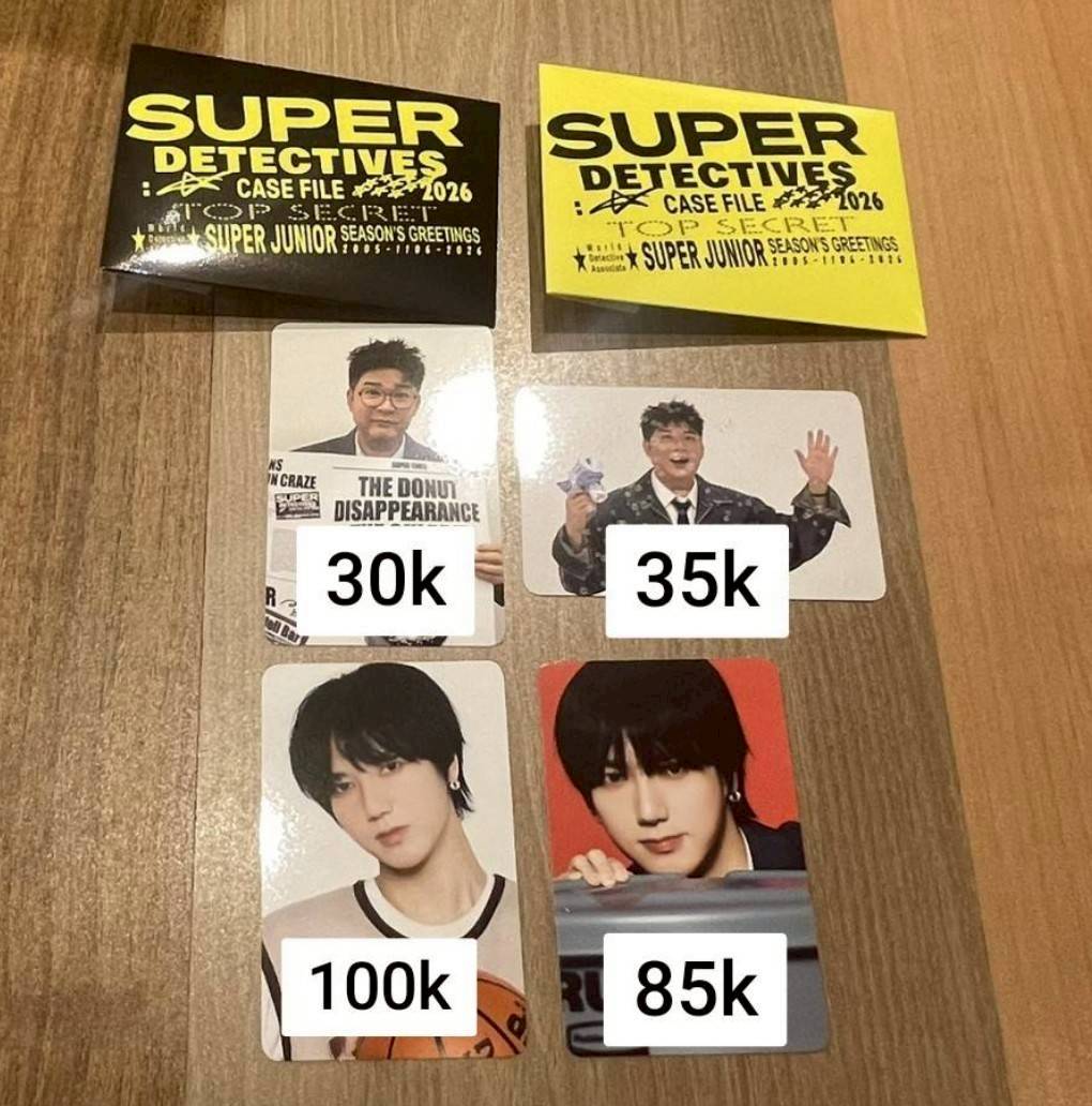 WTS Photocard Super Junior
📍Ready Ina
🏡 Jakarta Barat
❌️ Admin 🍊 and packing
✅️ CO manual

#wts #superjunior #dessertplate #sjmarket #zonauangㅤ #seasonsgreeting2026