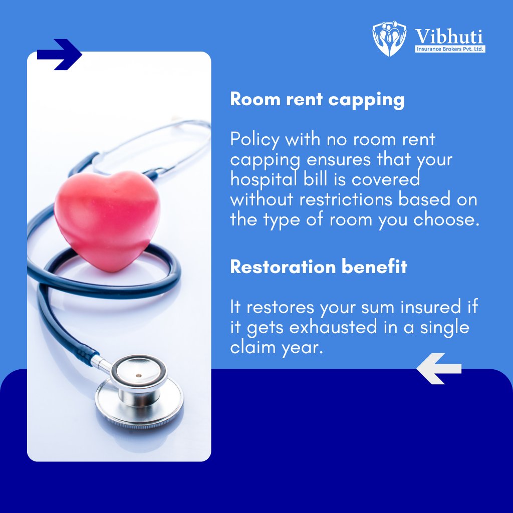 VIBPL's tweet photo. Most people buy health insurance based on premium.
That’s the mistake.

When a claim hits, these 5 features decide your real cost:

Cashless | No room rent cap | No co-pay | Restoration | Pre &amp; post cover

Details > price.

#HealthInsurance #InsuranceTips #FinancialPlanning https://t.co/tOKqXFzaOB