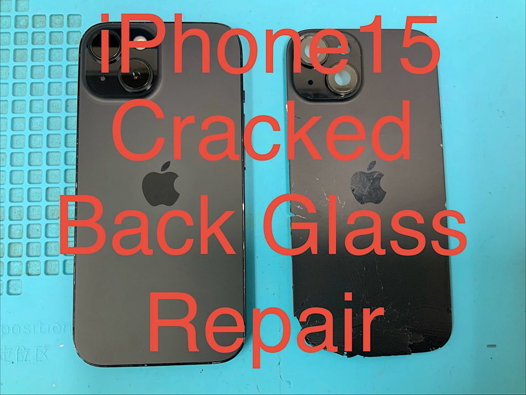 shinjukuxperia's tweet image. iPhone15 with a cracked back panel fixed with parts replacement! Data remains intact! Same-day repair available! #smartphonerepair #batteryreplacement #新宿スマホ修理王 #iPhonerepair #iPhone15 #screenreplacement #backpanelreplacement #rearpanelreplacement #crackedscreen