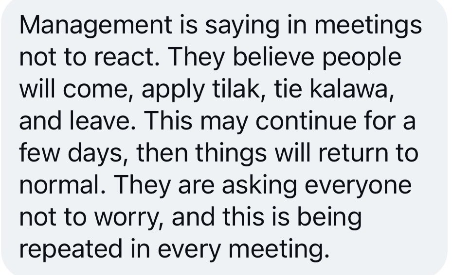As predicted, we Hindus have already forgiven and forgotten <a href="/Lenskart_com/">lenskart</a>, accepted <a href="/peyushbansal/">Peyush Bansal</a>’s sham cover-up as an apology and moved on to the next outrage cycle. Lenskart management was right in VERBALLY telling their employees, ‘next eight days, wear bindi and kalawa,