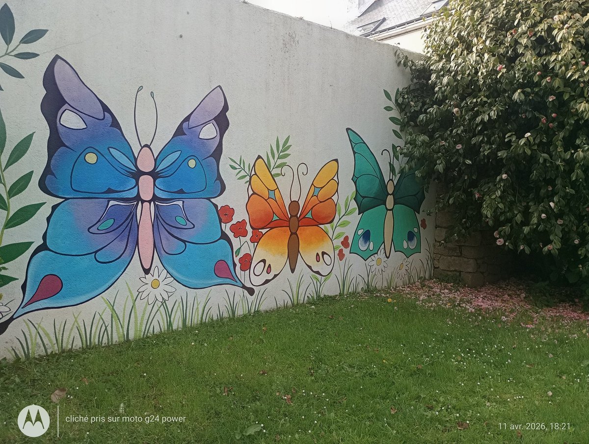 ThiChaplain's tweet image. #StreetArt à #Baud dans le #Morbihan.