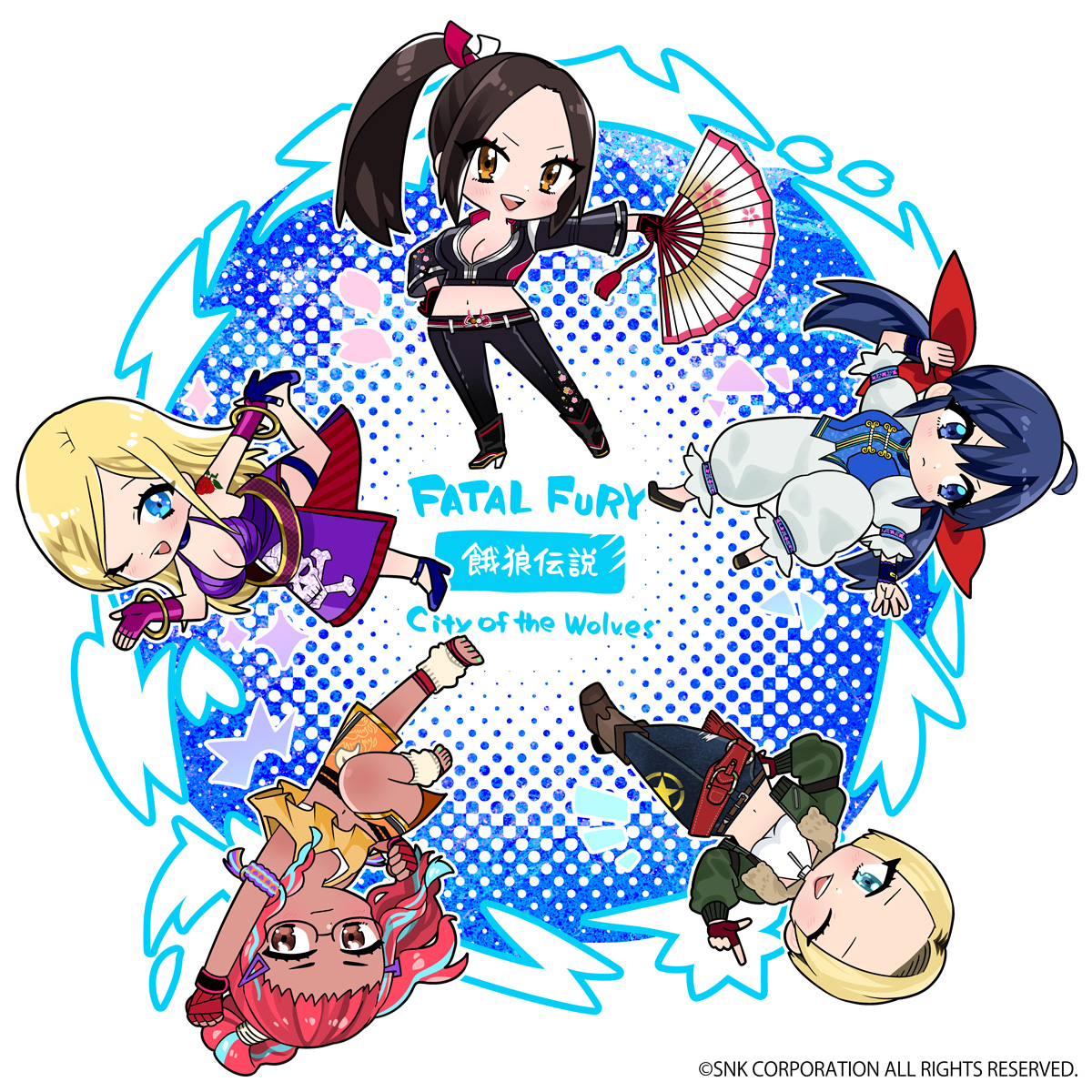 ㊗『餓狼伝説 City of the Wolves』1周年✨🎉
 
ちょぼらうにょぽみ先生（<a href="/choboraunyopomi/">ちょぼらうにょぽみ</a>）描き下ろし記念イラストを公開🎀
#餓狼伝説CotW をたくさん遊んでくださってありがとうございます🩷

#餓狼伝説CotW_1周年