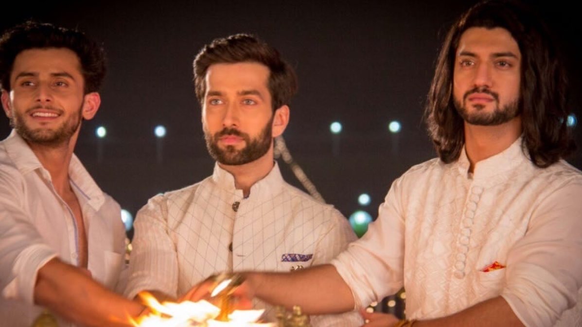 Nakuul always celebrating ishqbaaz that’s his baby show fr just like me 🥹🤍🤍