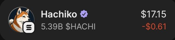 Will this retired me and my family $HACHI 🗿