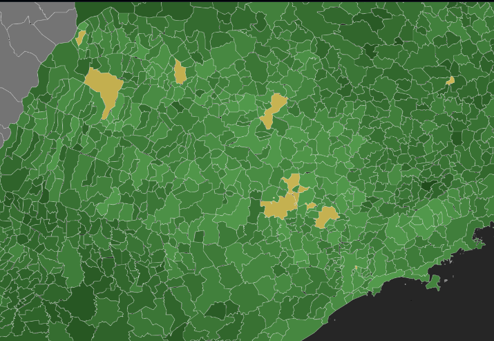 Campinas, Piracicaba, Rio Claro. São José do Rio Preto, Ribeirão Preto, Araçatuba... votaram a favor do parlamentarismo