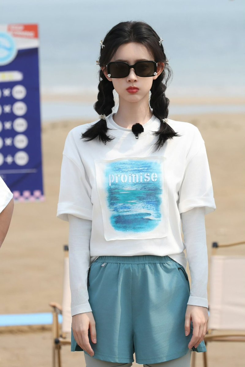 hereformengziyi's tweet image. Pics for today’s Keep Running episode
#MengZiyi