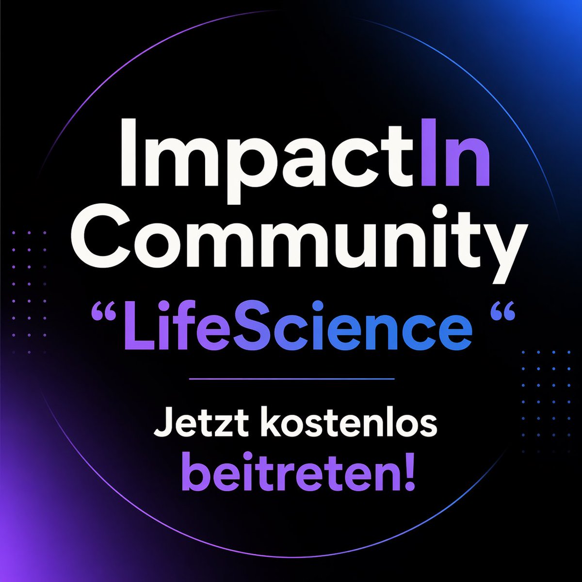 GawlittaC's tweet image. Die Impact Insider I Magazine, Podcast &amp;amp; ThinkTank for Tech &amp;amp; AI for Impact &amp;amp; LifeScience ImpactIn Community „LifeScience“ ist live. Jetzt kostenlos beitreten und zum Beispiel Eindrücke der DMEA - Connecting Digital Health teilen!

#lifescience #healthtech #medtech #biotech