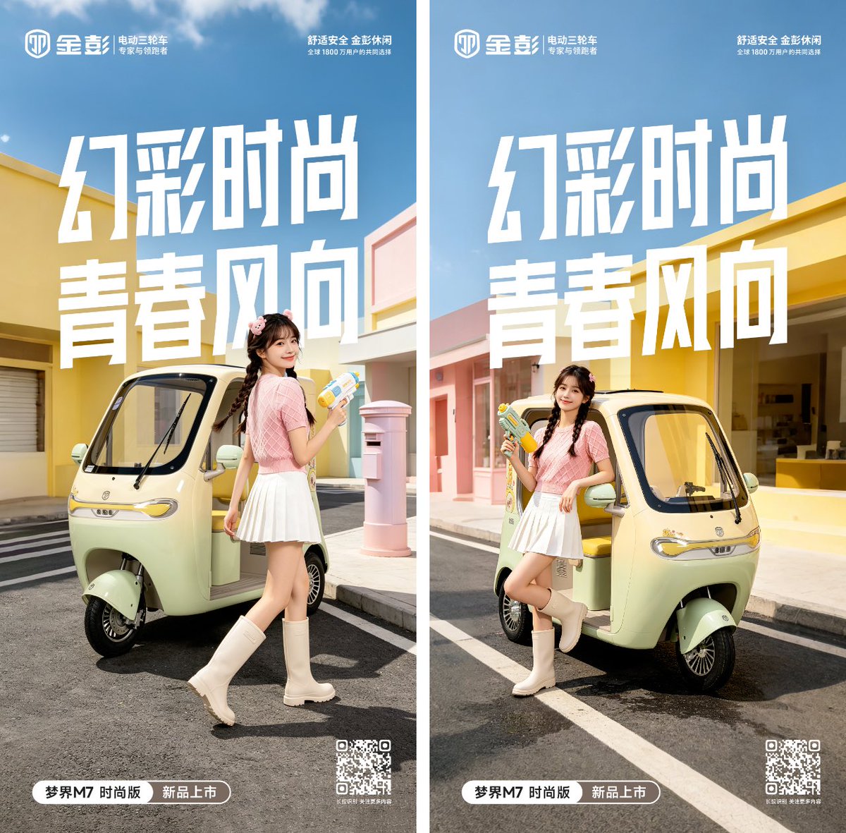ZhenweiDDC's tweet image. #Jinpeng | Global Leader in Electric Tricycles

🏆 World Record Certified
🔥 SU7 &amp;amp; M7 = industry trendsetters
🚀 Expanding with City Partner Program

📍 ZWDDC 2026, Chengdu
👉 New smart model debut + dealer opportunities

#EV #ElectricTricycle #B2B #ZWDDC2026