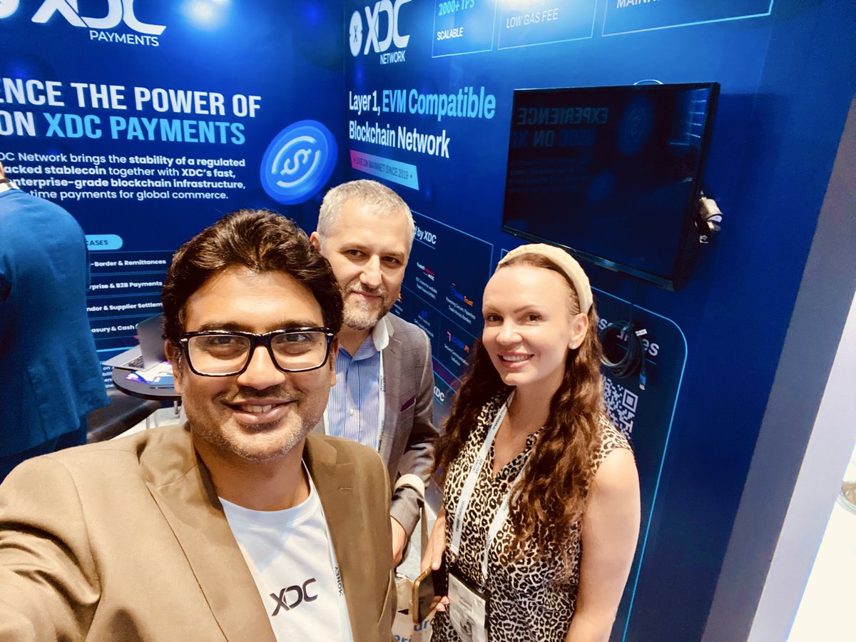 Santosh_r_v's tweet image. #XDCPayments shining at the #Money2020 event. Seamless transactions, real-world utility, &amp;amp; strong industry interest made this an outstanding experience. The future of payments is fast, efficient, &amp;amp; offcourse powered by #XDC 
@GapuzJoana26179 @REDausen @riteshkakkad @atulkhekade