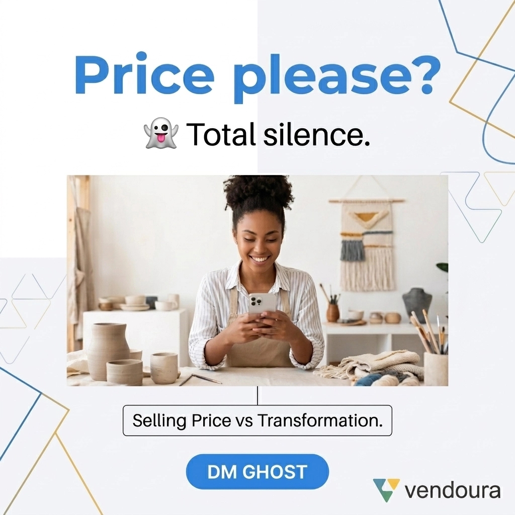 VendouraHub's tweet image. "Price please?" then silence. 👻

Being ghosted means you're selling a price, not a result. You've become a free consultant for your rivals.

Move to a system that captures value upfront.

Apply for the Sprint or DM "GHOST" to fix this.

#Vendoura #Sales #Scale #Business