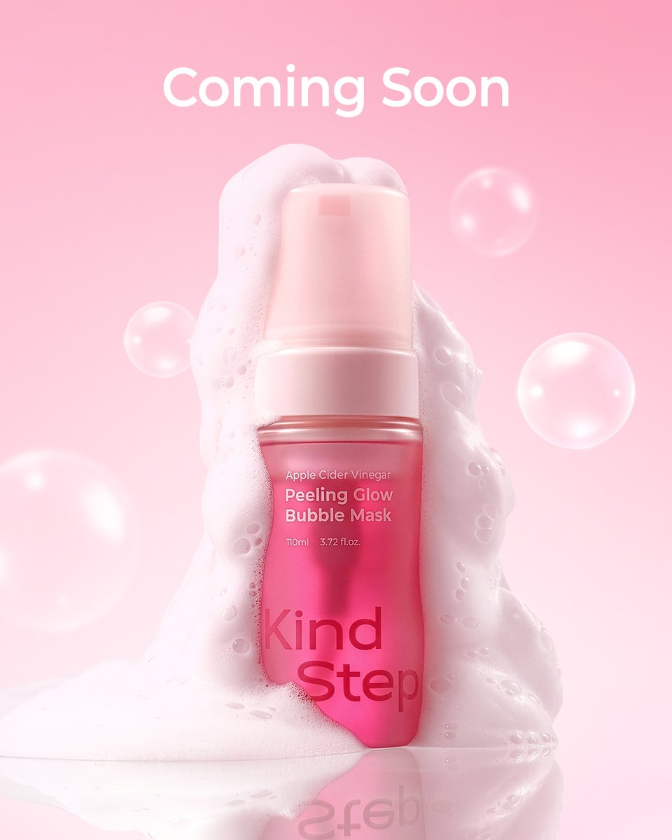 kindstep_jp's tweet photo. 4.28 Coming Soon…🍎🫧
まだ誰も知らない“つるん肌”の秘密、解禁。
泡でとろけて、角質オフ。
触れたくなる透明感、もうすぐ。

#KindStep #新作コスメ #毛穴ケア #角質ケア https://t.co/nPgauDai5s