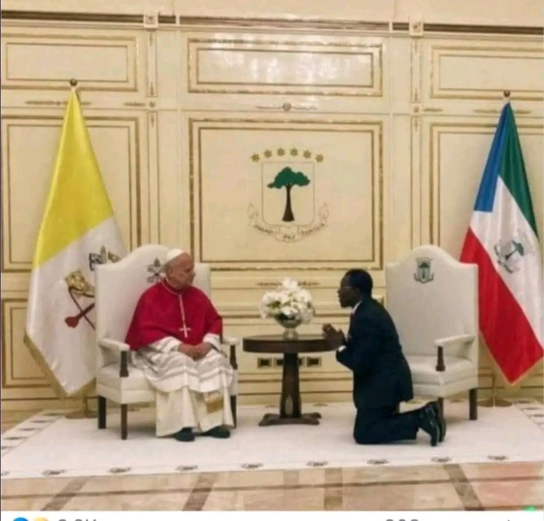 Sir_ericM's tweet photo. @vaticannews_pt It's high time for Africans to wake from slavery. This guy is just human kike everybody else the other one who died if he was such close to god why was he going to hospital and being admitted to ICU? Their god cannot even heal his 'most close servant'. It's a scam 🚮🚮🚮 https://t.co/akJLCki4jx