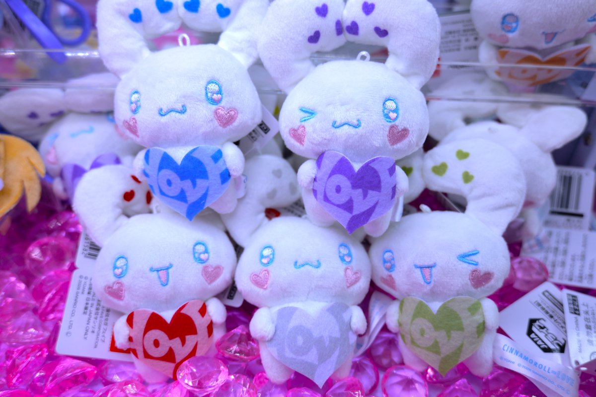 ✨プライズ入荷のお知らせ✨ 『#シナモロール×=LOVE マスコット