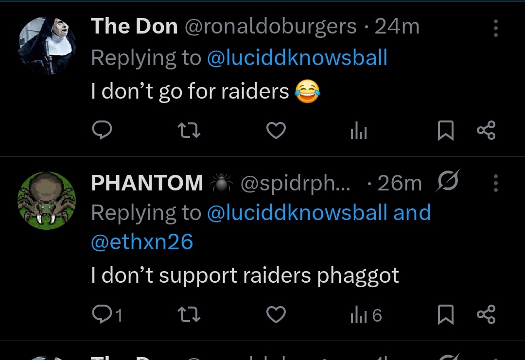 luciddknowsball's tweet photo. Ahh yes, cant blame them though.. I wouldn't wanna be seen as a raiders fan after that beat down..  #nrl https://t.co/555eqAGLZ3