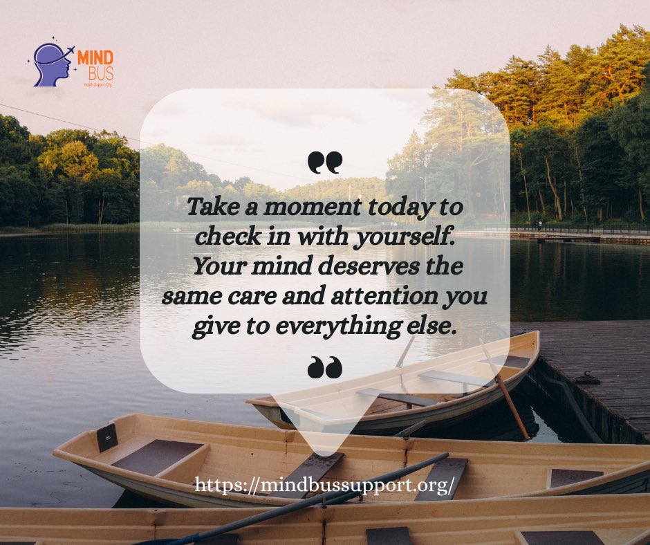 mindbusug's tweet photo. Pause. Breathe. Check in with yourself. 
Your mind deserves the same care you give everything else.

#MentalHealthMatters #SelfCheckIn #MindCare #MindbusUganda https://t.co/syg6rrR2m2