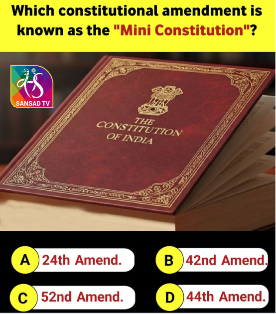 sansad_tv's tweet image. #QUIZTIME 

#upsc #gk #knowledge #ssc #quiz