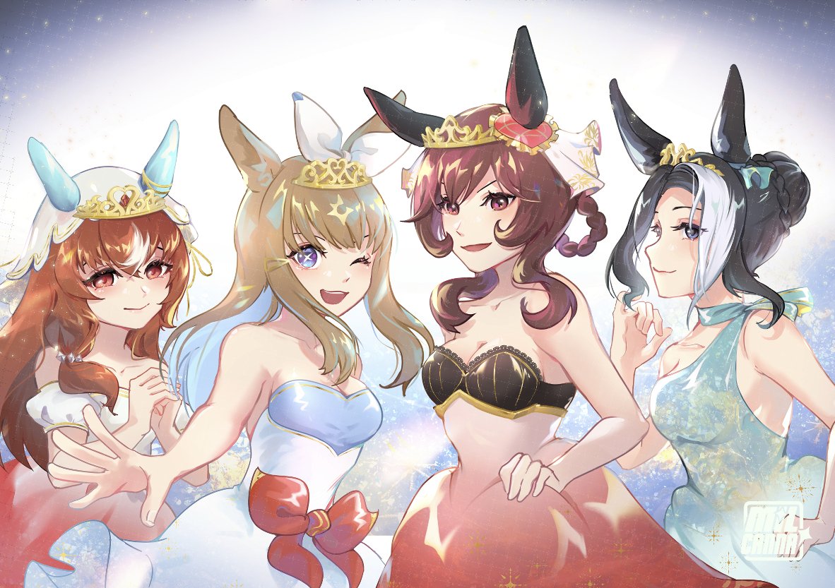 uma musume triple tiara girls in actual tiaras for #comifuro22 ✨

#umamusume #stillinlove #gentildonna