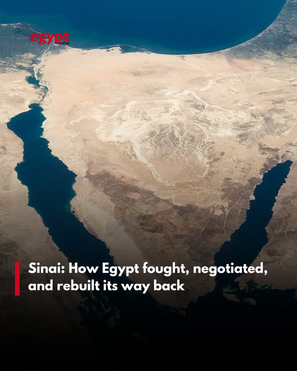 EgyptTodayMag's tweet image. Sinai Liberation Day: How Egypt Fought, Negotiated, and Reclaimed Its Land 

Details: egypttoday.com/Article/1/1466…

#Egypt | #مصر #سيناء #عيد_تحرير_سيناء #جيش_مصر