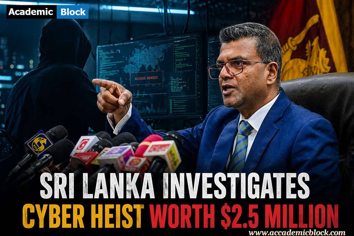 AcademicBlock_'s tweet image. 🚨$2.5 MILLION gone in a blink?

Hackers just stole $2.5M from Sri Lanka’s government systems, and now investigators are racing to track down how it happened. Digital security isn’t just a buzzword anymore; it’s survival. 💻🔒

#SriLanka #CyberSecurity #Hackers #Academicblock