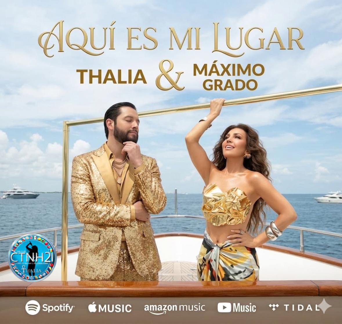 ❤️‍🔥🍃💋 Ya es Jueves y es momento de escuchar #AquiEsMiLugar de <a href="/thalia/">Thalia</a> y @maximogradooficial en Spotify ▶️ open.spotify.com/track/4RWgImjl… Este hermoso tema está incluido en #TodoEsMejorEnCumbia. Disponible en VINILO y Todas Las PLATAFORMAS DIGITALES.

<a href="/thalia_fcctnh2/">Fan Club Como Tu No Hay 2 I.</a> <a href="/sonymusicmexico/">Sony Music México</a>