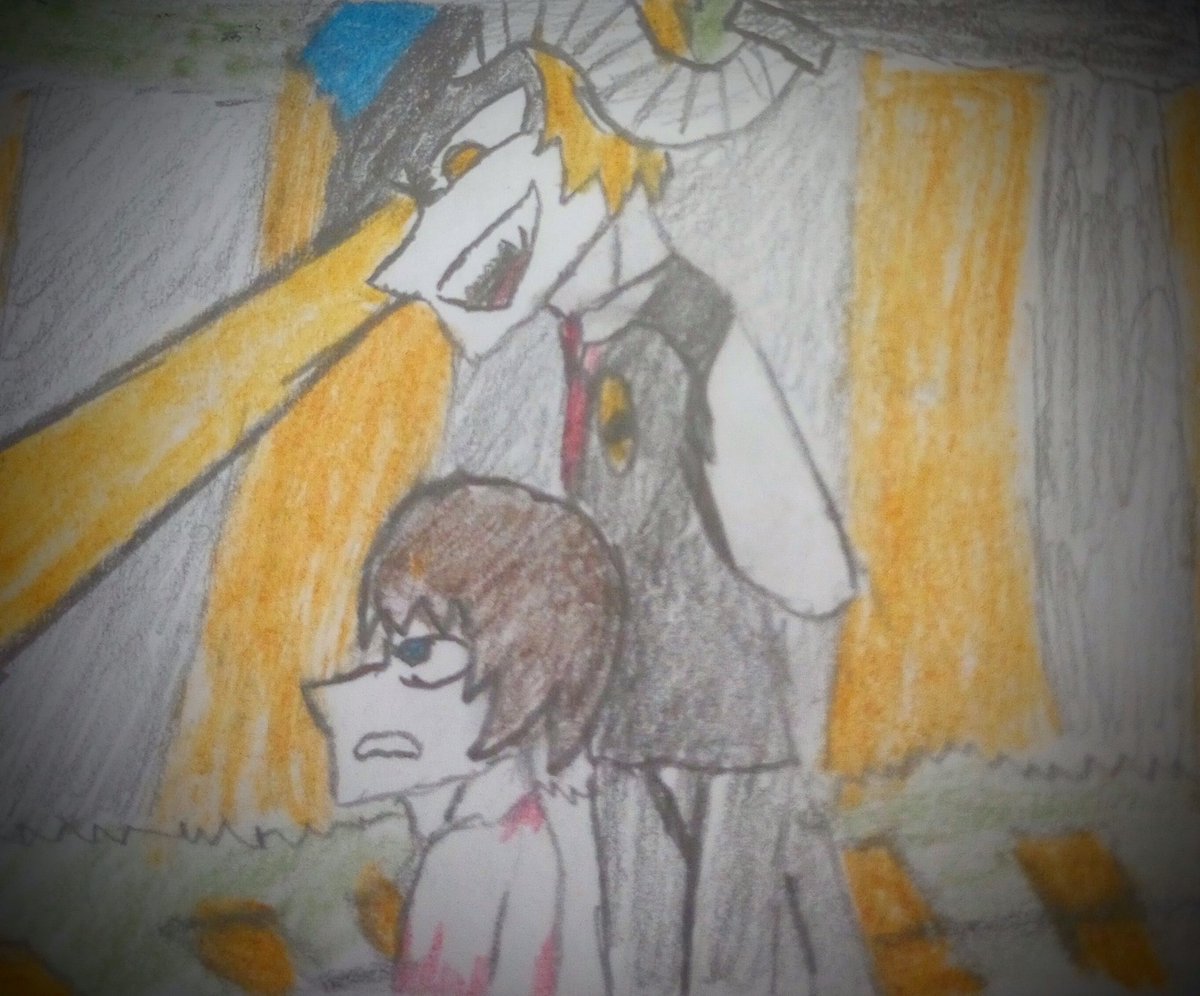 MRoluer56368's tweet image. #train #art #artist #oc #ocart #horror