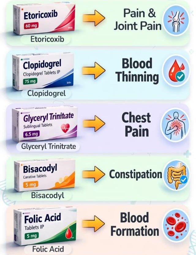Top 5 medicines 💊 and Their benefits