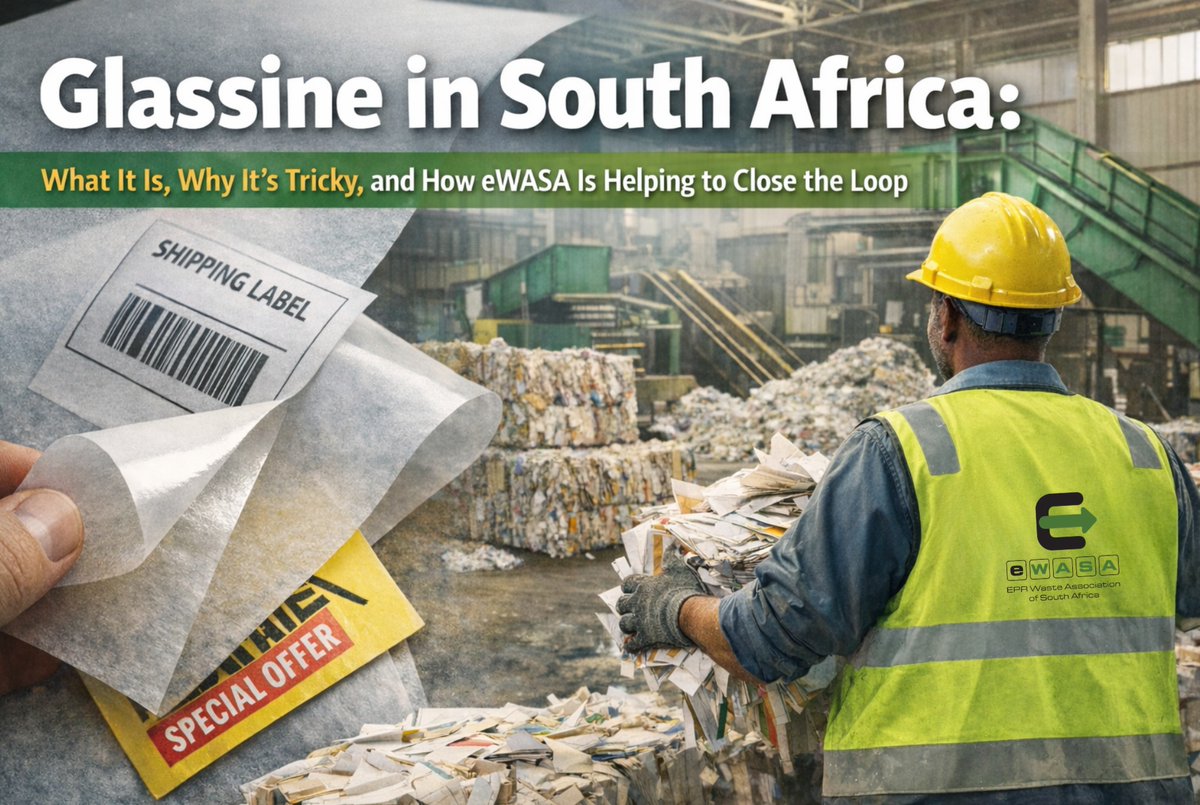 eWASA_'s tweet photo. Glassine liner doesn’t have to end up in landfill.
eWASA’s take-back scheme is helping turn label backing paper into a recoverable resource through better collection, better coordination and certified recycling partners. 
https://t.co/dNxCvqvhoc https://t.co/0j2xTuJK3Z