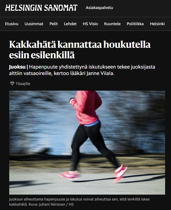 KauppiVille's tweet photo. Hesari kertoi äskettäin, että "kakkahätä kannattaa houkutella esiin esilenkillä", ja nyt sillä esilenkillä on näköjään jo nimikin: #fartlek 🙃 https://t.co/J350Mpj890