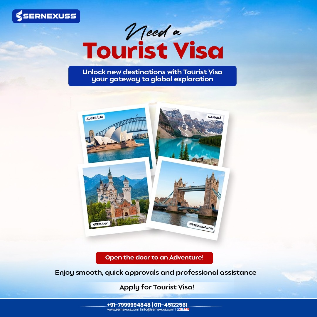 sernexuss's tweet image. Ready to explore the world? 🌍✈️
📩 Apply now and open the door to unforgettable experiences!

📞 +91-7999994848 | 011-45122561
🌐 sernexuss.com
📧 info@sernexuss.com

#TouristVisa #TravelAbroad #ExploreTheWorld #VisaServices