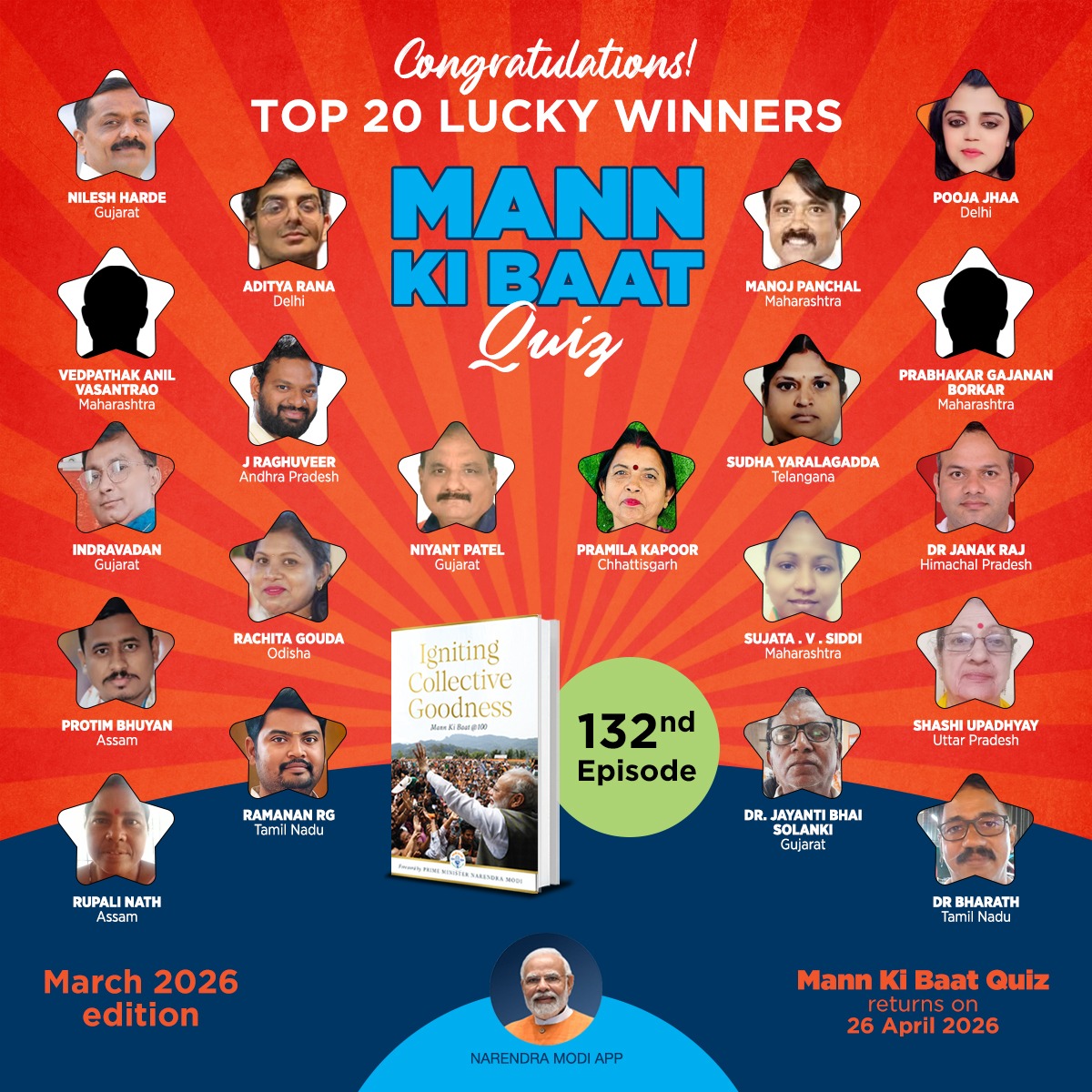 NarendraModi App tweet media