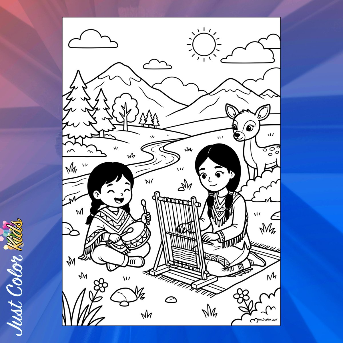 JustColorNetFR's tweet photo. Découvrez ce nouveau coloriage : une charmante scène dans la prairie pour éveiller l’imagination des enfants. Tous nos nouveaux coloriages sont ici : https://t.co/kO1H2zl8yF  
#Coloriage #Enfants #ActivitéCréative https://t.co/ussgOCC0KV