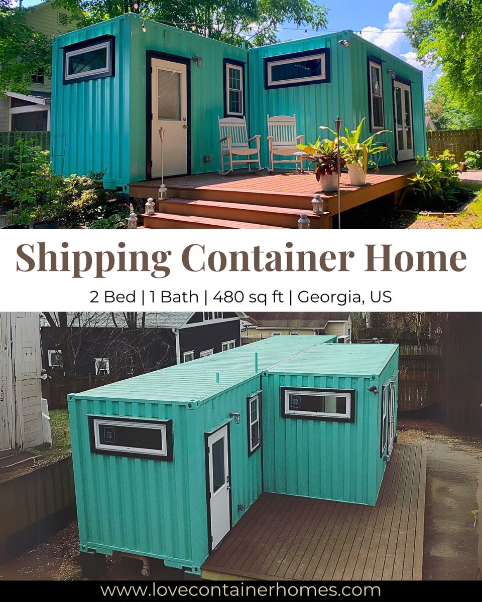 LCH_studios's tweet image. Would you live in a house built out of shipping containers? Rate this one on a scale of 0-10.  Visit us at lovecontainerhomes.com for container house plans and designs.
#architecture #shippingcontainer #containerhome #containerhouse #house #prefab