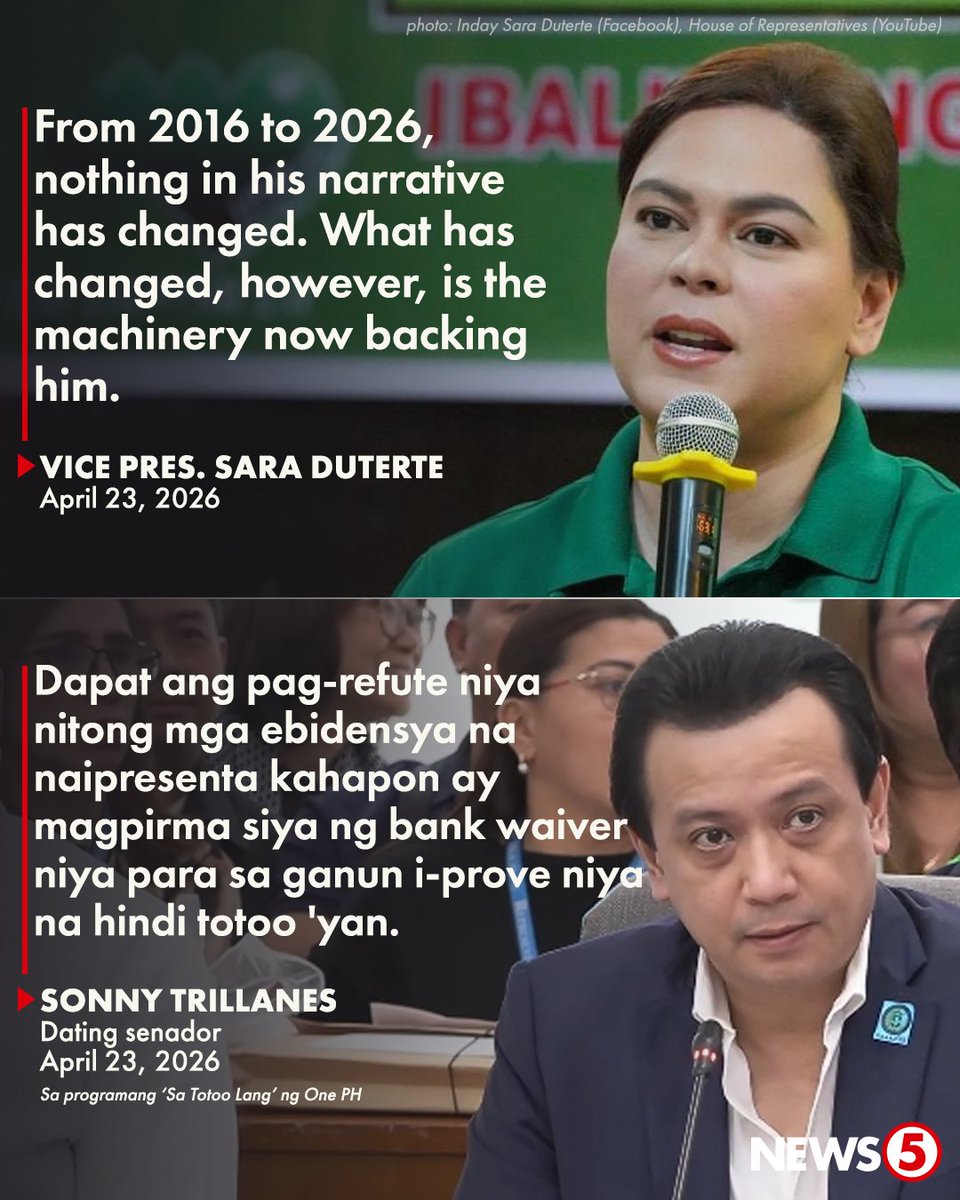 VP SARA DUTERTE IMPEACHMENT: 88% of Filipinos want the Senate Trial  to happen!

The defense team of Vice President Sara Duterte has the lamest excuse saying that the cash and bank deposits were lumped into “others” for the years 2019 to 2024. How stupid do they think we all are?