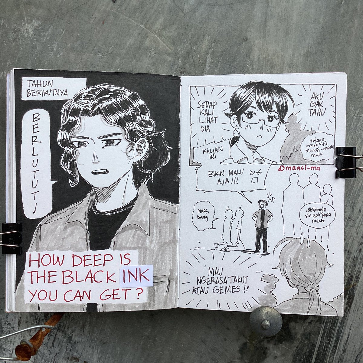 maaci_ma's tweet photo. (1/3) How deep is the black ink you can get?
Every black ink I’ve ever used. https://t.co/C7kaiMmvc3