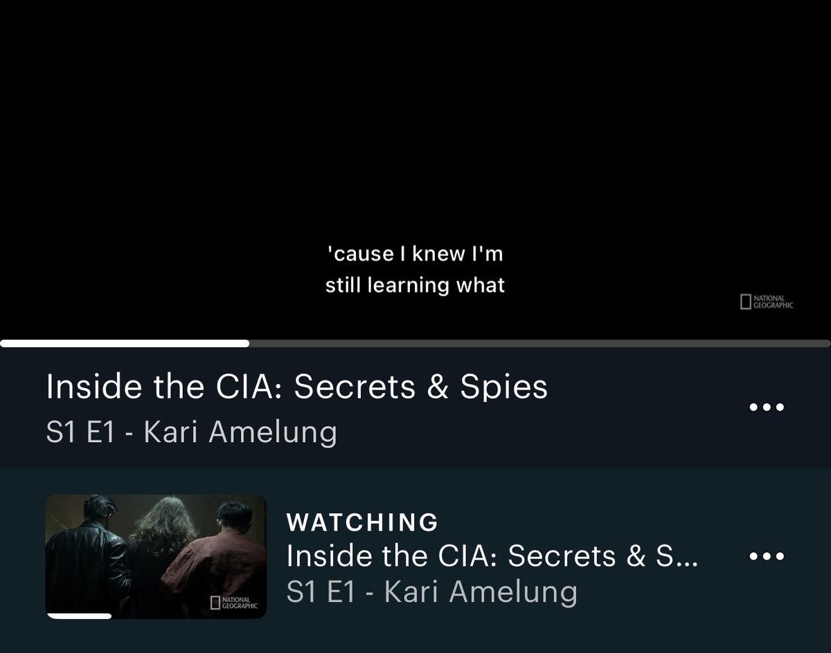SeanFrenchh's tweet photo. @hulu @NatGeo idk who is responsible for this, but there are people who rely heavily on captions being accurate. These errors are just too common. 
This should say “I’m* new*(period) I’m still learning what” 
Do better. Please. https://t.co/KxbURLkfbl