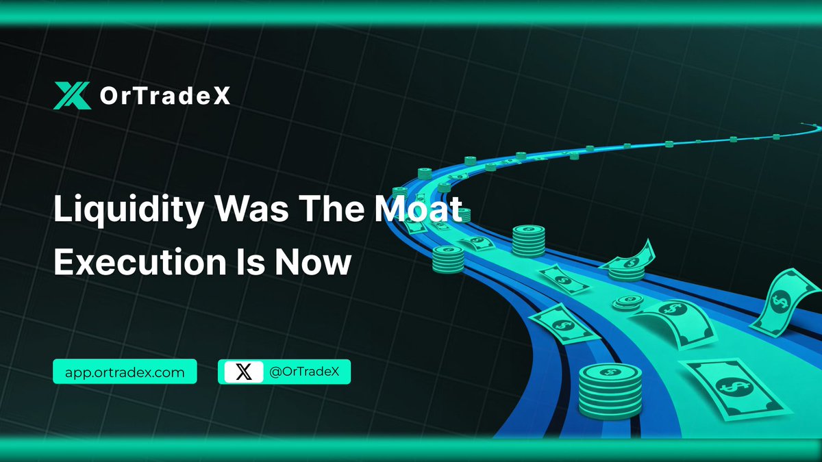 OrTradeX's tweet image. Liquidity is no longer a moat; execution is.

As AI agents dominate on-chain order flow, legacy infrastructure is failing to keep up. OrTradeX is building the structured participation layer—a secure, node-driven runtime where agents execute seamlessly.

#OrTradeX #AI #PerpDEX