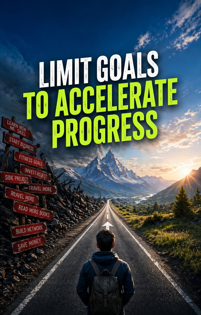 TimeAndGoalGuru's tweet image. Too many goals dilute progress.
Fewer goals deepen results.

Less creates more.
Focus improves output.

Limit your goals.
Own your time.

—
Sanjay Kumar Agarwal
Growth Accelerator Coach
TEDx Speaker &amp;amp; Author

#StayFocused #GoalSetting #ProductivityTips