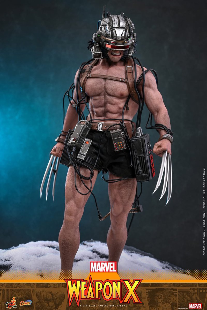 WolverSteve's tweet image. #WeaponX #MarvelComics #Marvel #HotToysCollectibles #SixthScale

【Marvel Comics - 1/6th scale Weapon X Collectible Figure】

Deep within the Canadian wilderness, a shadowy government program sought to create the ultimate living weapon. By bonding the indestructible metal