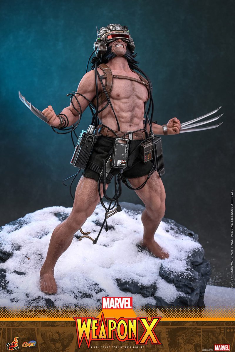 WolverSteve's tweet image. #WeaponX #MarvelComics #Marvel #HotToysCollectibles #SixthScale

【Marvel Comics - 1/6th scale Weapon X Collectible Figure】

Deep within the Canadian wilderness, a shadowy government program sought to create the ultimate living weapon. By bonding the indestructible metal