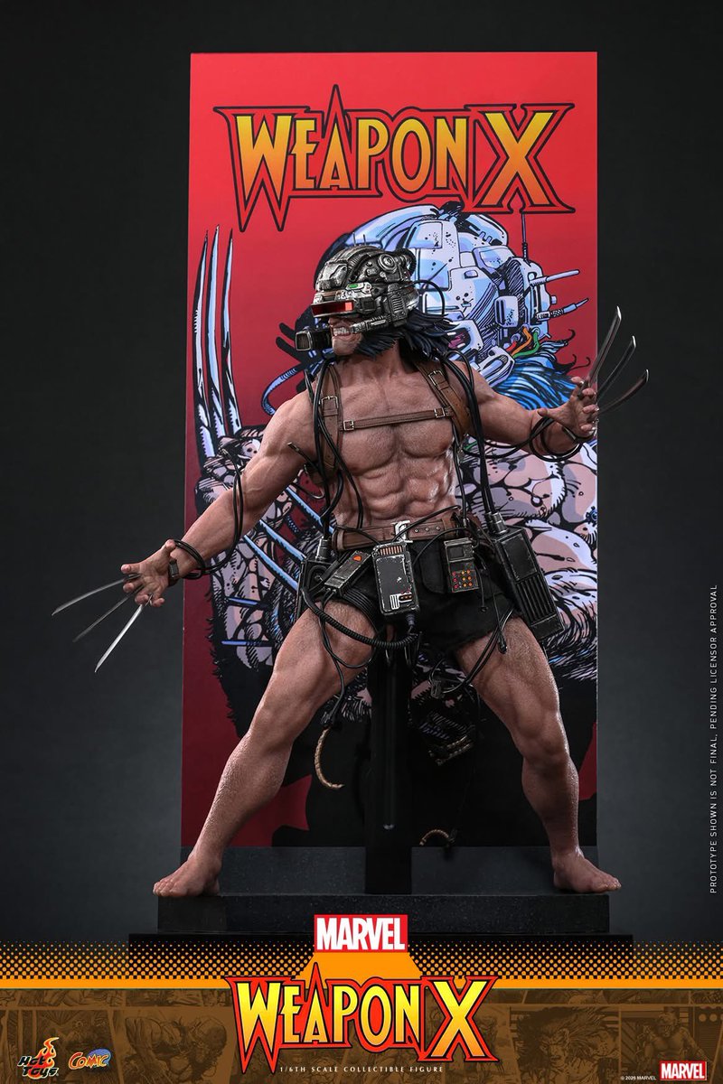 WolverSteve's tweet image. #WeaponX #MarvelComics #Marvel #HotToysCollectibles #SixthScale

【Marvel Comics - 1/6th scale Weapon X Collectible Figure】

Deep within the Canadian wilderness, a shadowy government program sought to create the ultimate living weapon. By bonding the indestructible metal