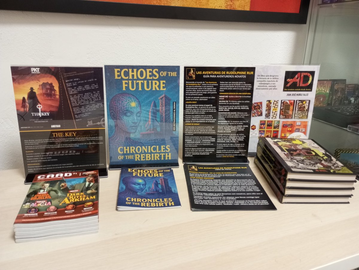 Dwalin15's tweet photo. Preparando el material gráfico para el stand del @caad_es en @retropolisvlc . Os esperamos este sábado 25 de abril en la UPV, de 10.00 a 20.00, para aventurear un rato. https://t.co/CAQErpNzKB