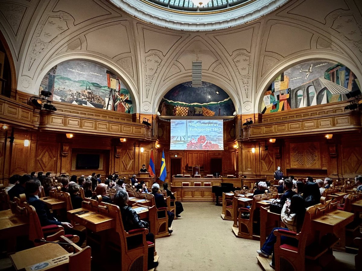 armenpress's tweet image. 🇦🇲#ArmenianGenocide Remembrance Day event held at 🇸🇪#Sweden's parliament

armenpress.am/en/article/124…