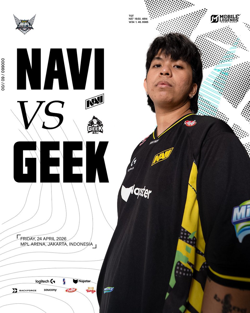 NAVIMLBB_'s tweet image. Game on! This afternoon, NAVI will face Geek Fam in the opening match of Week 5 at MPL Indonesia.

Keep the energy high, boys, let’s grab those points! Show your support in the comments 🙌🏻

#BORNTOWIN #NAVINATION