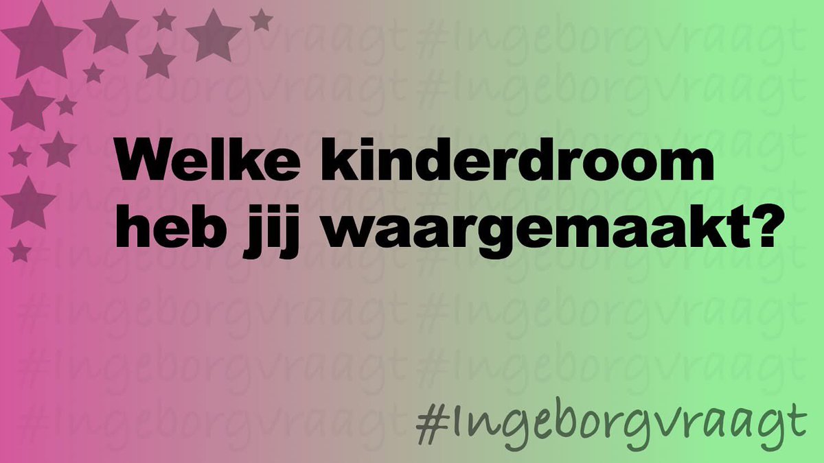 #IngeborgVraagt🍀😇 tweet media