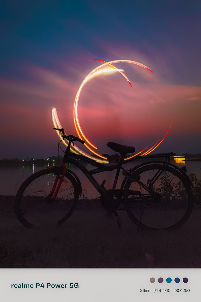 bhoyarg203's tweet photo. Sunset Moment with #realmeP4Power5G #10001mAhbatteryPhone #realmecommunityIndia https://t.co/HsiC8ICUrz