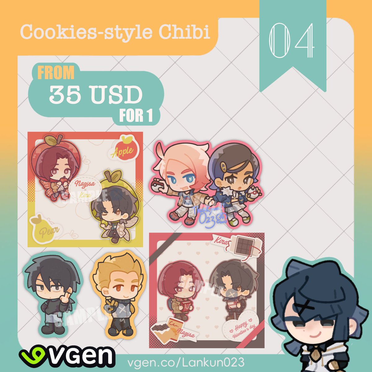 Lankun023's tweet photo. ✨COMMISSIONS OPEN✨

Domo! I’m Lankun023!╰(*°▽°*)╯

New PHYSICAL GOODS Creation-service slots start on Apr 24st 12:00(EDT)🧸📦
Doll designs, plushie physicals &amp; more—check out my page!💞

Likes &amp; RTs are super appreciated 
TYSM!!🥺🙏
#Commission #VGenComm #VGen https://t.co/onNrhuJ0SH