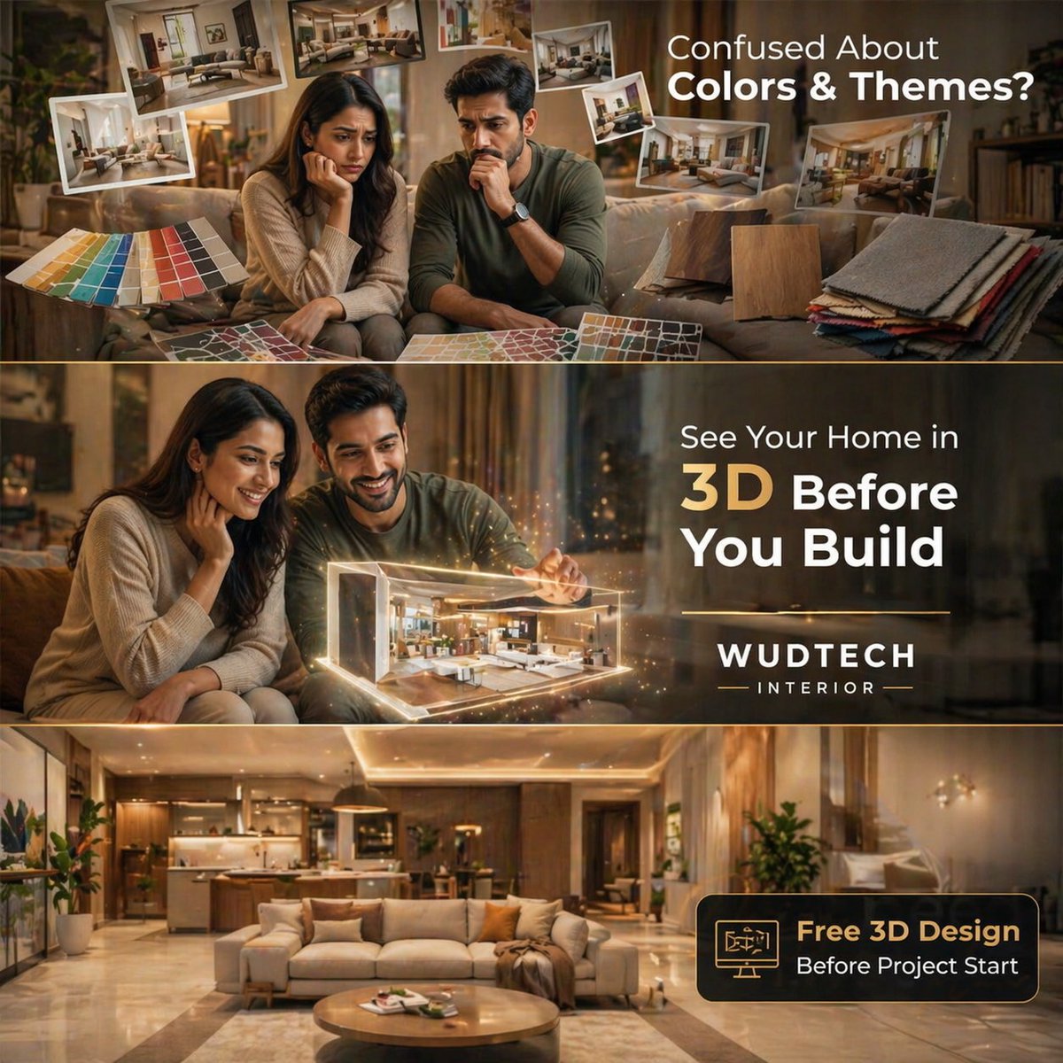 wudtech_india's tweet image. 📷 No confusion. No guesswork. Just perfect design.
📷 See your home in 3D before you build!
📷 Phone: 077778 85564
📷 shreeinterior.in
📷 Navi Mumbai | Pune | Deoria
#WudtechInterior #InteriorDesign #3DDesign #HomeInteriors #OfficeInteriors #ModularDesign