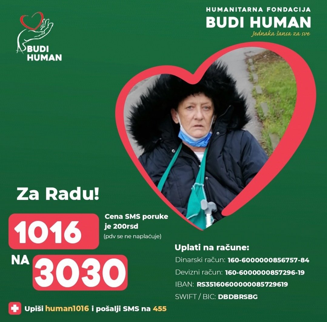 Kao što vecina zna ja imam samo Vas, fali mi još 114 poruka za ovaj mesec, pa molim sve twiterase da mi pomognete da nastavim lecenje 1016 na 3030 🙏❤️