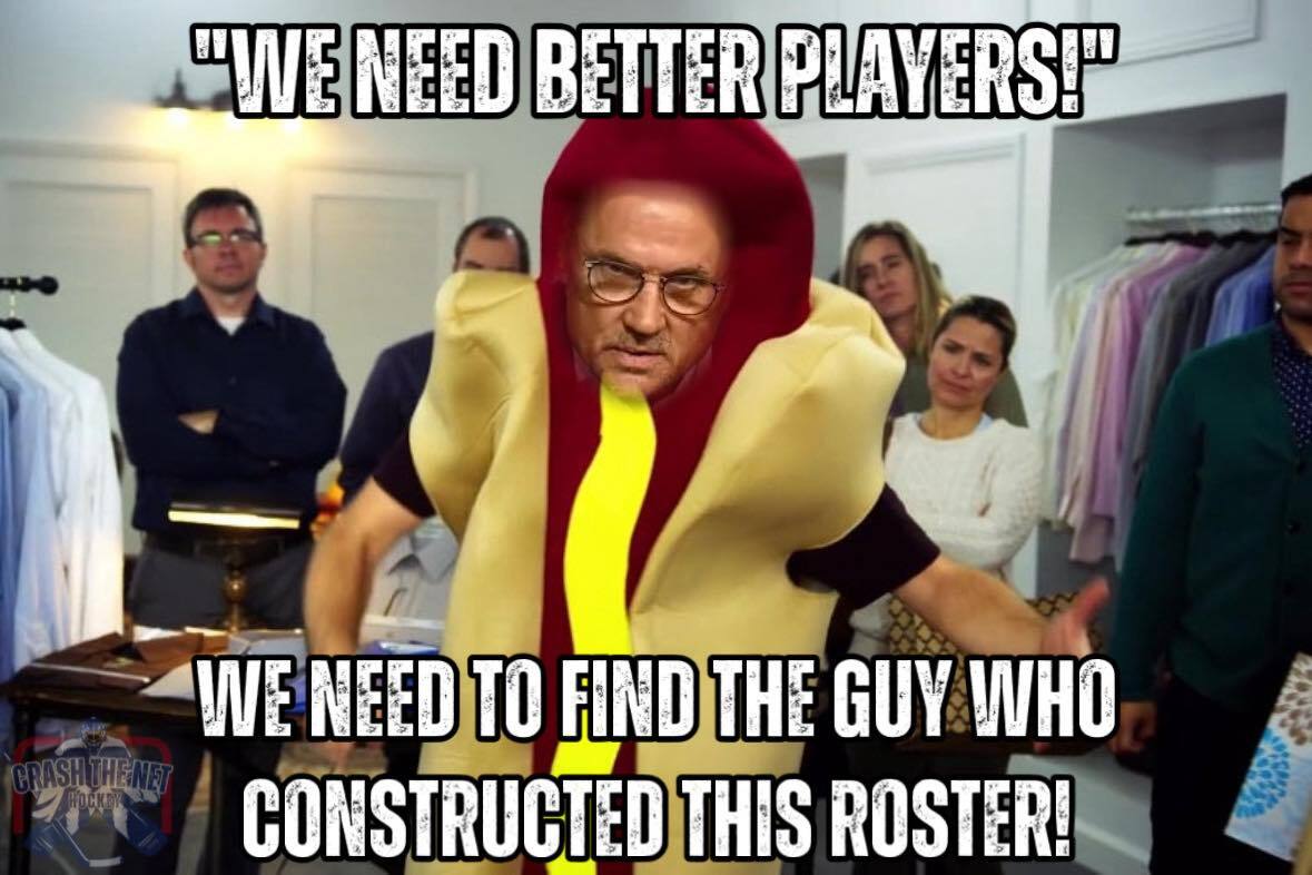 CrashTheNet_'s tweet photo. Steve, I’m gonna hold your hand when I say this… you had the ability to do that this whole time.

#MattyIce
#LGRW
#NHLMemes
#NHL https://t.co/CxnfalQOAR