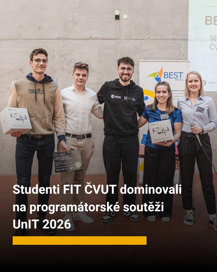 FIT_CTU's tweet image. #UspechyFIT 🚀 V soutěži UnIT v kategorii pod záštitou @esa obsadili studenti #FITČVUT všechny tři medailové příčky. 🥇🥈🥉

Úspěch slavili i v kategorii @jetbrains, kde tým složený ze studentů FIT a FEL ČVUT získal skvělé 2. místo.

👉 fit.cvut.cz/cs/zivot-na-fi…